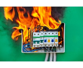 Brand door kortsluiting