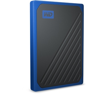 WD My Passport Go 500GB Blauw