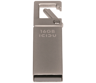 ICIDU Carabineer 16GB Aluminium