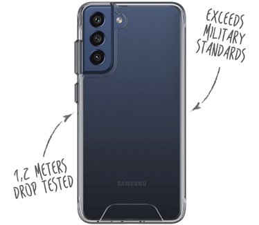 Accezz Xtreme Impact Backcover Samsung Galaxy S21 FE - Transparant (Galaxy S21 FE) Transparant