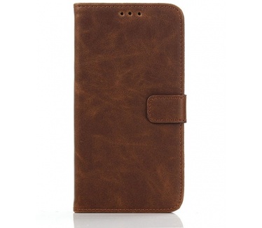 Samsung Galaxy J5 Retro Style Wallet Flip Case Vintage Bruin