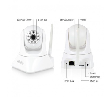 Eminent EM6330 CamLine Pro Pan/Tilt 1080p Full HD IP Camera
