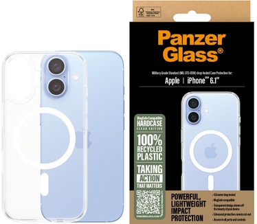 PanzerGlass PG HardCase White MagS iPhone 16 6.1Inch