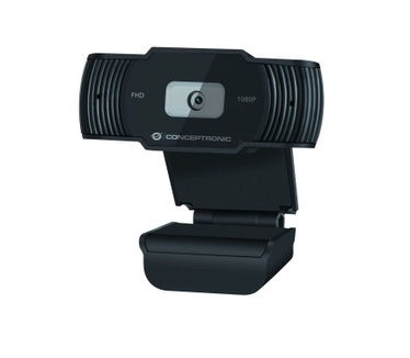 Conceptronic AMDIS04B 1080P Full HD Webcam with Microphone