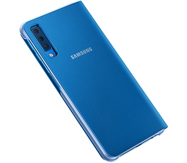 Samsung Galaxy A7 (2018) Wallet Cover (Galaxy A7 (2018)) Blauw