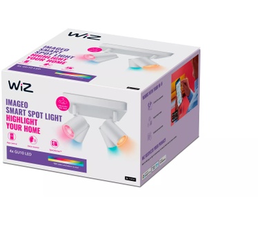 WiZ Connected IMAGEO 4x draaibare spot vierkante plaat