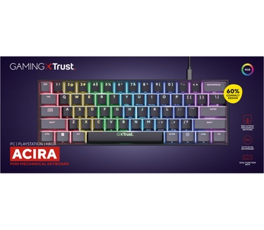 Trust GXT 867 Acira, Qwerty UK