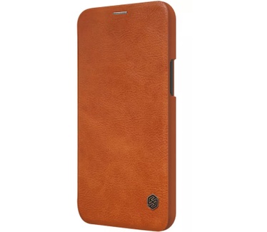 Nillkin Qin Book Case (iPhone 12/12 Pro) Bruin