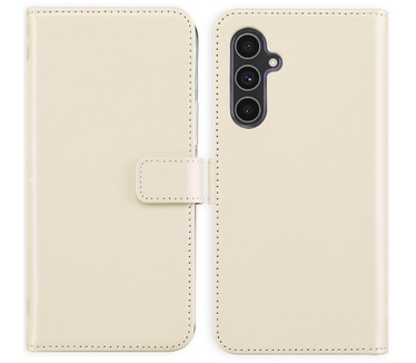 Selencia Echt Lederen Bookcase Samsung Galaxy A54 - Greige