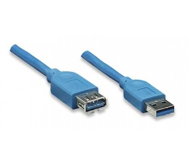 Techly Extension USB 3.0 Cable A Male / A Female 3m Blue ICOC U3-AA-30-EX