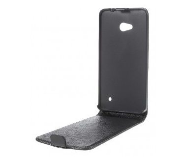 qMust Microsoft Lumia 640 Flip Case - zwart