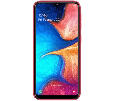Nillkin Frosted Shield Hard Case - Samsung Galaxy A20e - Rood  Rood