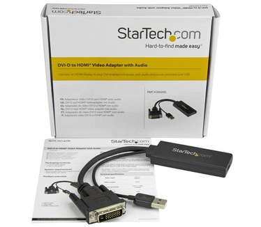 Startech.com DVI naar HDMI video adapter met USB voeding en audio 1080p