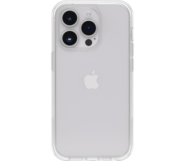 Otterbox OtterBox Symmetry Clear Case voor iPhone 14 Pro, Schokbestendig, Valbestendig, Dunne beschermende hoes, 3x getest volgens militaire standaard, Antimicrobieel, Clear