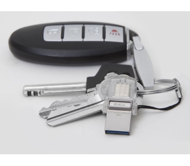 Kingston DataTraveler microDuo 3C 64GB Wit