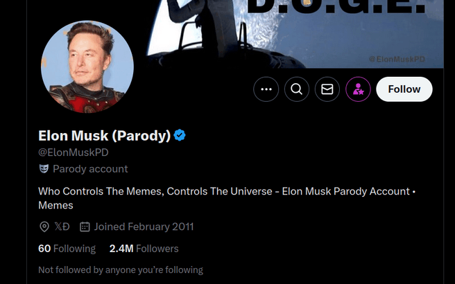 Elon Musk Parodie