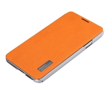 Rock Leather case Samsung Galaxy Note 3 (ELEGANT Serie orange)