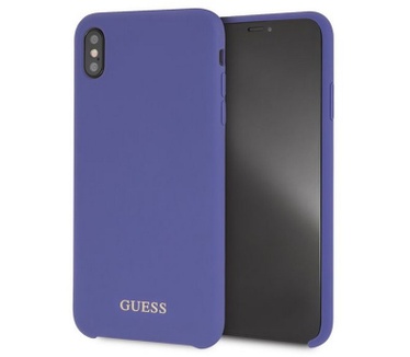 Guess Silicone HardCase - Apple iPhone X/XS (5.8") - Paars  Paars
