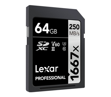 Lexar SDXC, 64 GB