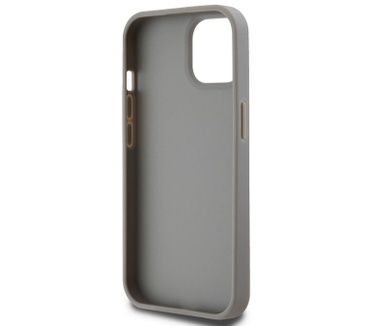 DKNY Textured Tonal Stripe Back Case - iPhone 15 (6.1") - Beige Beige