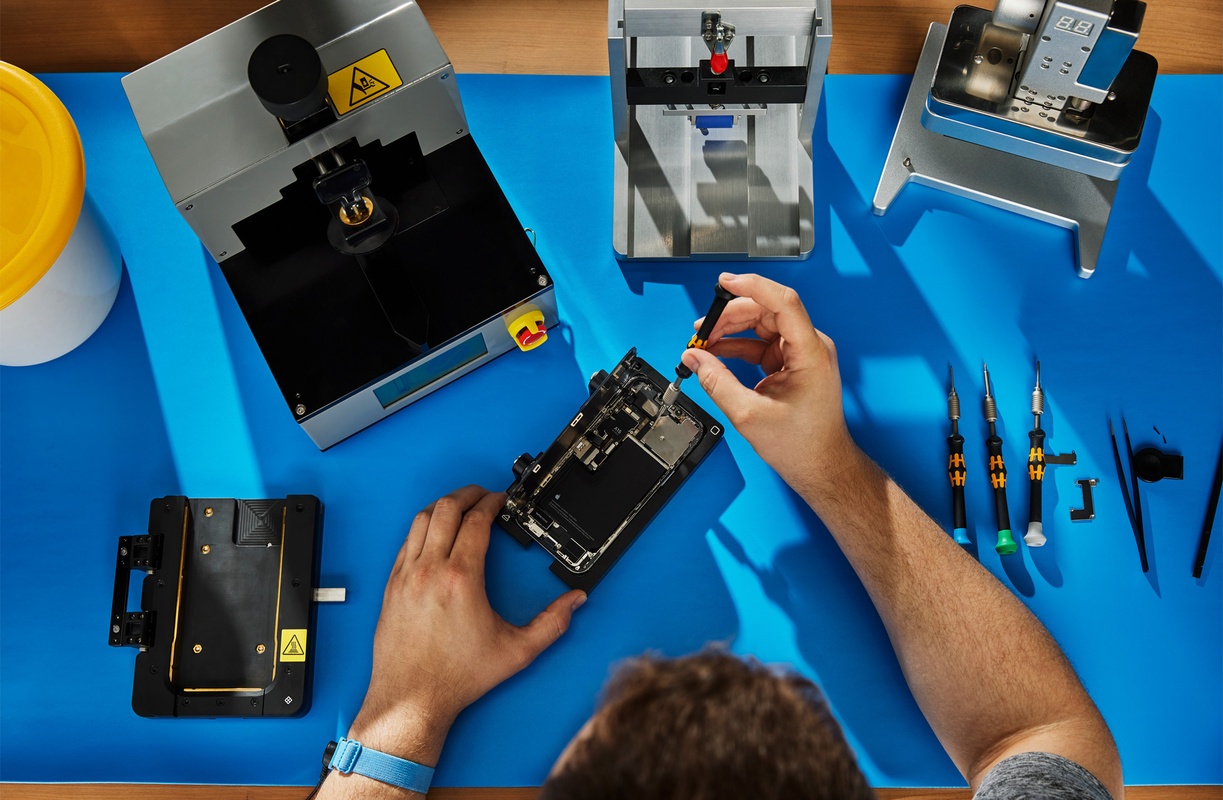 Perzework Achterkant Glas Vervanging voor iPhone 13 Pro 6.1 inch Alle Dragers met Professionele Reparatie Tool Kits (Grafiet