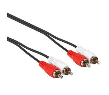 Allteq Tulp kabel - 1 meter - Rood, Wit, Zwart