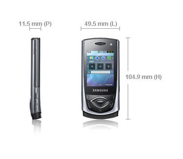 Samsung S5530 Zwart