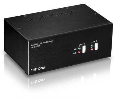 Trendnet 2-Port Dual Monitor DVI KVM Switch