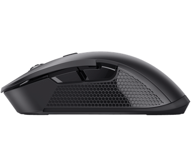 Trust Gaming GXT 923 Ybar Oplaadbare Draadloze Gamingmuis, 200-7200 DPI, Lagere Latentie 2.4GHz, 50 Uren Batterijduur, 69% Gerecycled Plastic, Gaming Mouse RGB voor Laptop, PC, Windows – Zwart