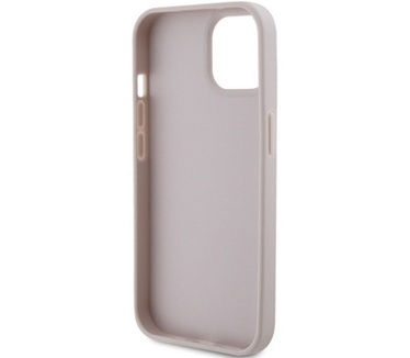 Guess 4G Triangle Logo Back Case - Apple iPhone 15 (6.1") - Roze Roze