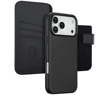 Accezz Leather Bookcase 2-in-1 met MagSafe