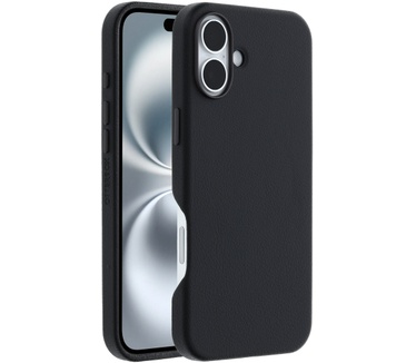 Otterbox Symmetry Series Cactus Leather voor MagSafe voor iPhone 16 Plus, Noir Ash (iPhone 16 Plus) Zwart