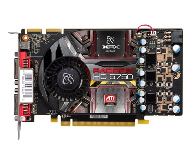 XFX Radeon HD 5750 1024 MB DDR5 Mini-DisplayPort XXX (HD-575X-ZMD7)