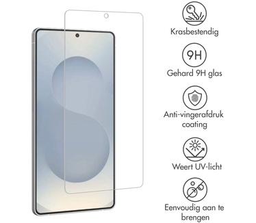 Accezz Gehard Glas Screenprotector 2-pack Samsung Galaxy S25 Edge