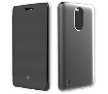 LG K8 (2017) Flip Cover Zwart