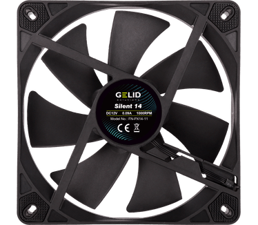 Gelid Solutions Silent 14 - Black, 140mm