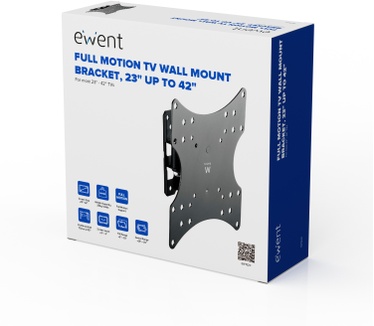 Ewent EW1520 Easy Turn TV Wandsteun M met 1 draaipunt