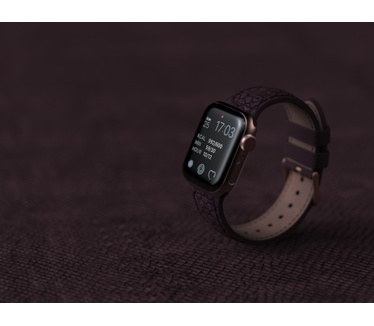 Njord byElements Salmon Leather Watch Strap - Apple Watch 44/45mm - Eldur