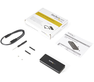 Startech.com M.2 NVMe PCIe SSD behuizing IP67 USB 3.1 Gen 2 10 Gbps Zwart