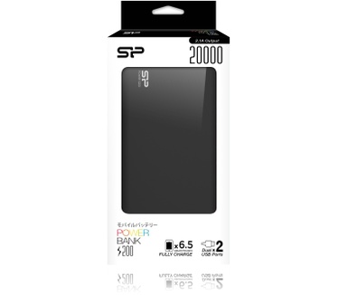 Silicon Power S50 20,000 mAh Powerbank Zwart