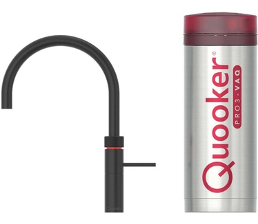 Quooker Fusion Round Zwart incl. PRO3-VAQ reservoir