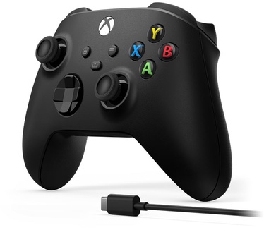 Microsoft Xbox Wireless Controller (2020) + USB-C kabel Zwart