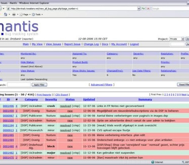 Mantis Bug Tracker screenshot (resized)
