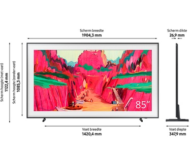 Samsung 85" The Frame Pro Samsung Vision AI Smart TV LS03FW (2025)