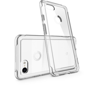 Spigen Slim Armor Crystal Case Clear Google Pixel 3  Zwart