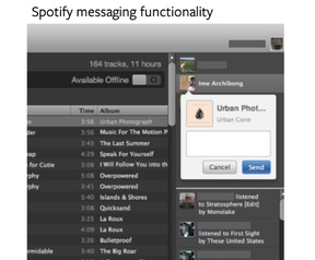 Spotify Facebook Messenger