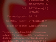 Jolla C met Sailfish OS screenshot