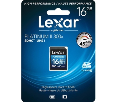 Lexar 16GB Platinum II SDHC UHS-I