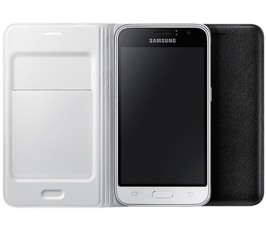 Samsung Galaxy J1 (2016) Flip Wallet  Zwart