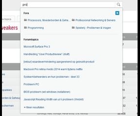 Forum quicksearch